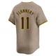 San Diego Padres ＃11 Tim Flannery Men's Limited Tan Alternate Jersey