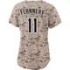 San Diego Padres ＃11 Tim Flannery Women's Camo Limited 2nd Alternate Jersey