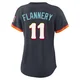 San Diego Padres ＃11 Tim Flannery Women's Limited Obsidian 2026 City Connect Stadium Jersey