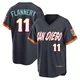 San Diego Padres ＃11 Tim Flannery Youth Limited Obsidian 2026 City Connect Stadium Jersey