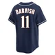 San Diego Padres ＃11 Yu Darvish Men's Navy Limited Cooperstown Collection Jersey