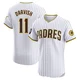 San Diego Padres ＃11 Yu Darvish Men's White Elite Home Patch Jersey