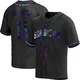 San Diego Padres ＃11 Yu Darvish Youth Black Replica Holographic Alternate Jersey
