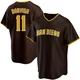 San Diego Padres ＃11 Yu Darvish Youth Brown Replica Road Jersey