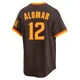 San Diego Padres ＃12 Roberto Alomar Men's Brown Limited Cooperstown Collection Jersey