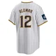 San Diego Padres ＃12 Roberto Alomar Men's White Replica 2024 World Tour Seoul Series Home Jersey