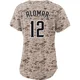San Diego Padres ＃12 Roberto Alomar Women's Camo Limited 2nd Alternate Jersey