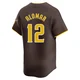 San Diego Padres ＃12 Roberto Alomar Youth Brown Limited Away Jersey