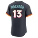San Diego Padres ＃13 Manny Machado Men's Authentic Obsidian 2026 City Connect Stadium Jersey