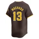 San Diego Padres ＃13 Manny Machado Men's Brown Limited Away Jersey