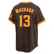 San Diego Padres ＃13 Manny Machado Men's Brown Limited Cooperstown Collection Jersey