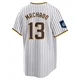 San Diego Padres ＃13 Manny Machado Men's White Replica 2024 World Tour Seoul Series Home Jersey