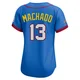San Diego Padres ＃13 Manny Machado Women's Blue Limited National League 2025 All-Star Edition Jersey