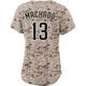 San Diego Padres ＃13 Manny Machado Women's Camo Limited 2nd Alternate Jersey