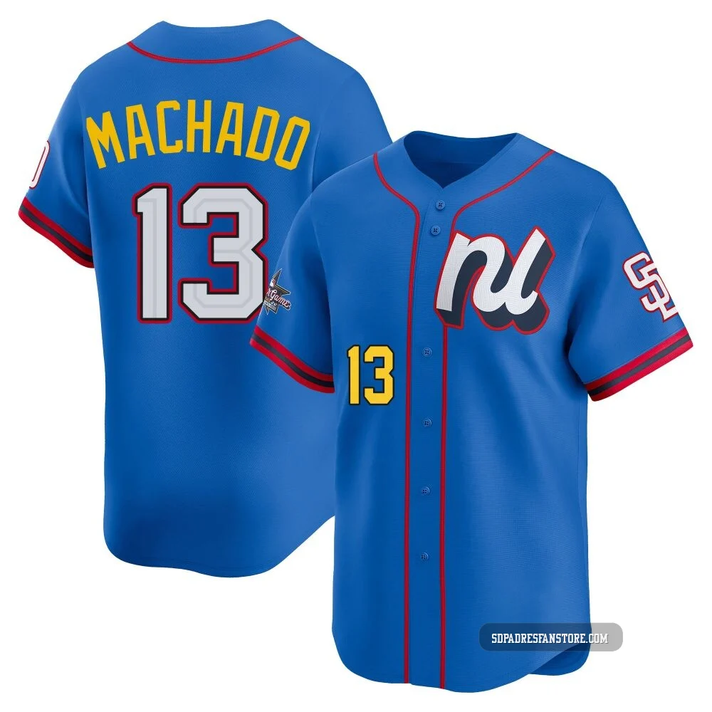 San Diego Padres ＃13 Manny Machado Youth Blue Limited National League 2025 All-Star Edition Jersey