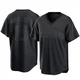 San Diego Padres ＃15 Martin Maldonado Men's Black Replica Pitch Fashion Jersey