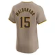 San Diego Padres ＃15 Martin Maldonado Men's Brown Elite Alternate Jersey