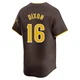 San Diego Padres ＃16 Brandon Dixon Men's Brown Limited Away Jersey