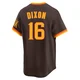 San Diego Padres ＃16 Brandon Dixon Men's Brown Limited Cooperstown Collection Jersey