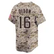 San Diego Padres ＃16 Brandon Dixon Men's Camo Limited 2nd Alternate Jersey