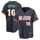 San Diego Padres ＃16 Brandon Dixon Men's Limited Obsidian 2026 City Connect Stadium Jersey