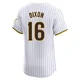 San Diego Padres ＃16 Brandon Dixon Men's White Elite Home Jersey