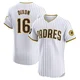 San Diego Padres ＃16 Brandon Dixon Men's White Elite Home Patch Jersey
