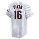 San Diego Padres ＃16 Brandon Dixon Men's White Limited Cooperstown Collection Jersey