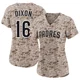 San Diego Padres ＃16 Brandon Dixon Women's Camo Limited 2nd Alternate Jersey