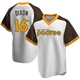 San Diego Padres ＃16 Brandon Dixon Youth White Replica Home Cooperstown Collection Jersey
