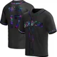 San Diego Padres ＃17 Matthew Batten Men's Black Replica Holographic Alternate Jersey