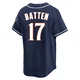 San Diego Padres ＃17 Matthew Batten Men's Navy Limited Cooperstown Collection Jersey