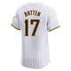 San Diego Padres ＃17 Matthew Batten Men's White Elite Home Jersey