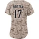 San Diego Padres ＃17 Matthew Batten Women's Camo Limited 2nd Alternate Jersey
