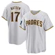 San Diego Padres ＃17 Matthew Batten Youth White Replica 2024 World Tour Seoul Series Home Jersey