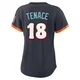 San Diego Padres ＃18 Gene Tenace Women's Limited Obsidian 2026 City Connect Stadium Jersey