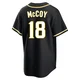 San Diego Padres ＃18 Mason McCoy Men's Black Replica Fashion Out Jersey