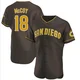 San Diego Padres ＃18 Mason McCoy Men's Brown Authentic Road Jersey