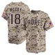 San Diego Padres ＃18 Mason McCoy Men's Camo Limited 2nd Alternate Jersey