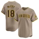 San Diego Padres ＃18 Mason McCoy Men's Limited Tan Alternate Jersey
