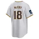 San Diego Padres ＃18 Mason McCoy Men's White Replica 2024 World Tour Seoul Series Home Jersey