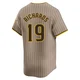 San Diego Padres ＃19 Gene Richards Men's Limited Tan Alternate Jersey