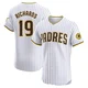 San Diego Padres ＃19 Gene Richards Men's White Elite Home Jersey