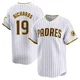 San Diego Padres ＃19 Gene Richards Men's White Limited Home Jersey