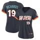 San Diego Padres ＃19 Gene Richards Women's Limited Obsidian 2026 City Connect Stadium Jersey