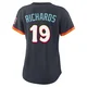 San Diego Padres ＃19 Gene Richards Women's Limited Obsidian 2026 City Connect Stadium Jersey