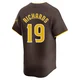 San Diego Padres ＃19 Gene Richards Youth Brown Limited Away Jersey