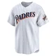 San Diego Padres ＃19 Gene Richards Youth White Limited Cooperstown Collection Jersey