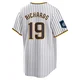 San Diego Padres ＃19 Gene Richards Youth White Replica 2024 World Tour Seoul Series Home Jersey