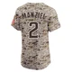 San Diego Padres ＃2 Johnny Manziel Men's Camo Elite Alternate Vapor Premier Jersey